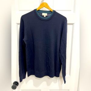 Club Monaco Navy Merino Sweater size small